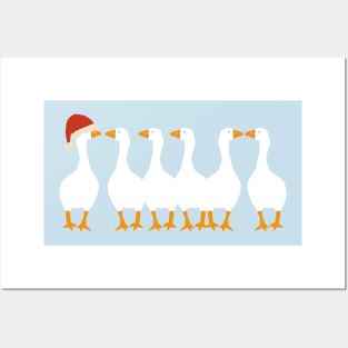 Six Geese of Christmas Posters and Art